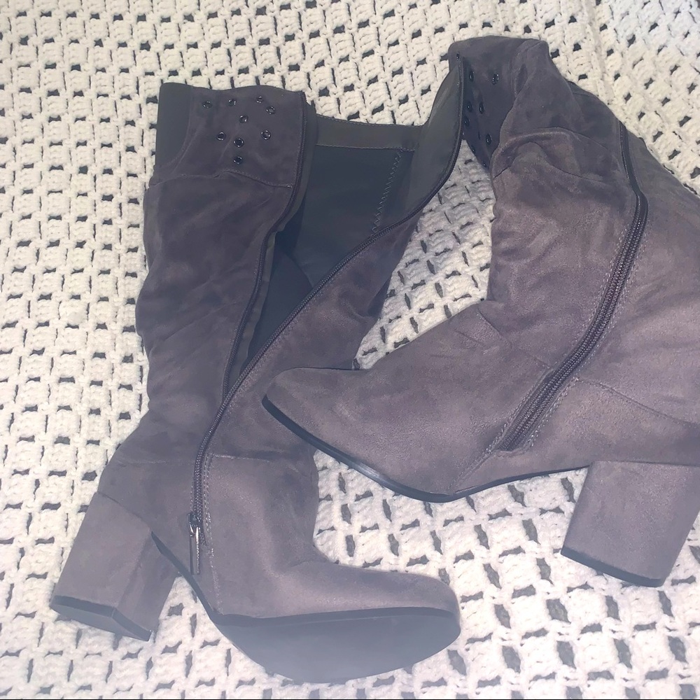 Large calf boot 9w